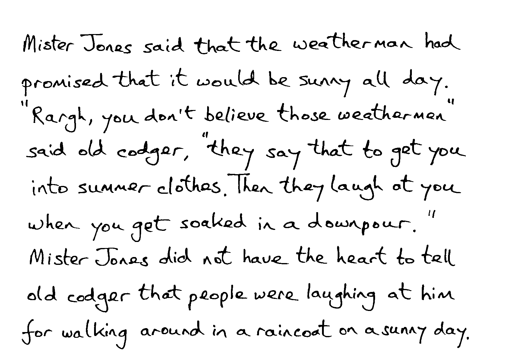 The old codger steps out 7