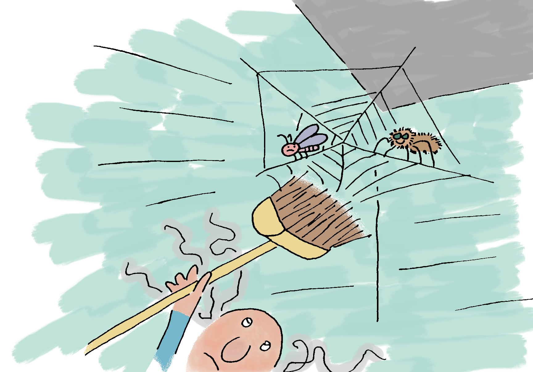 The old codger and the spider 2