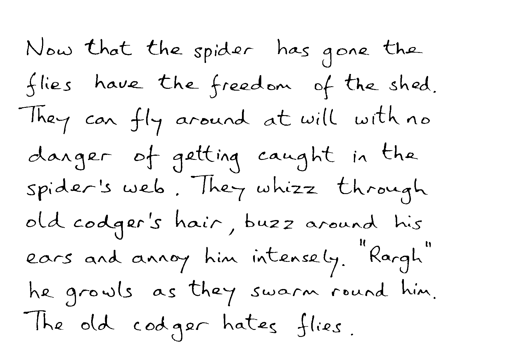 The old codger and the spider 7