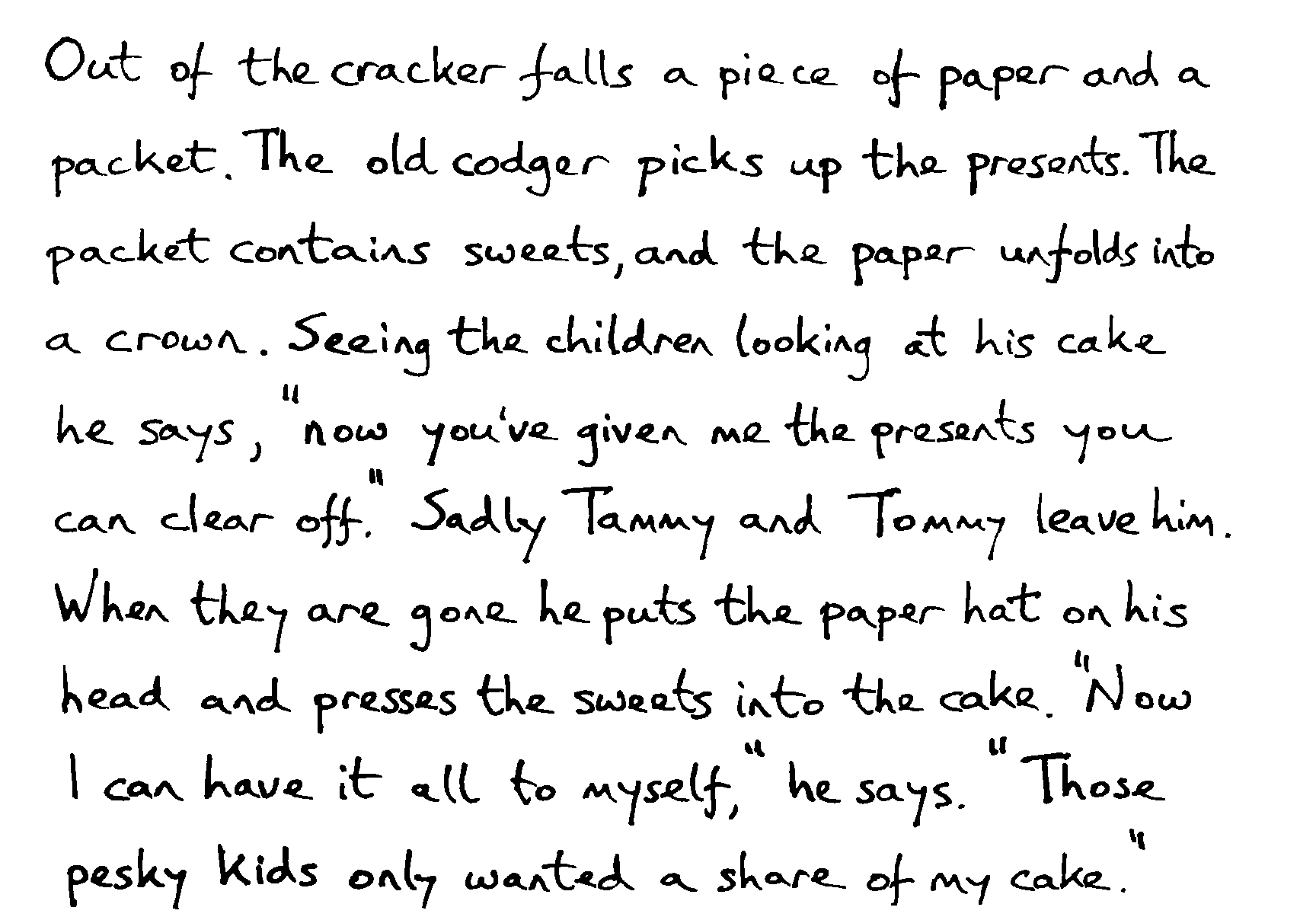 The old codger has a birthday 7