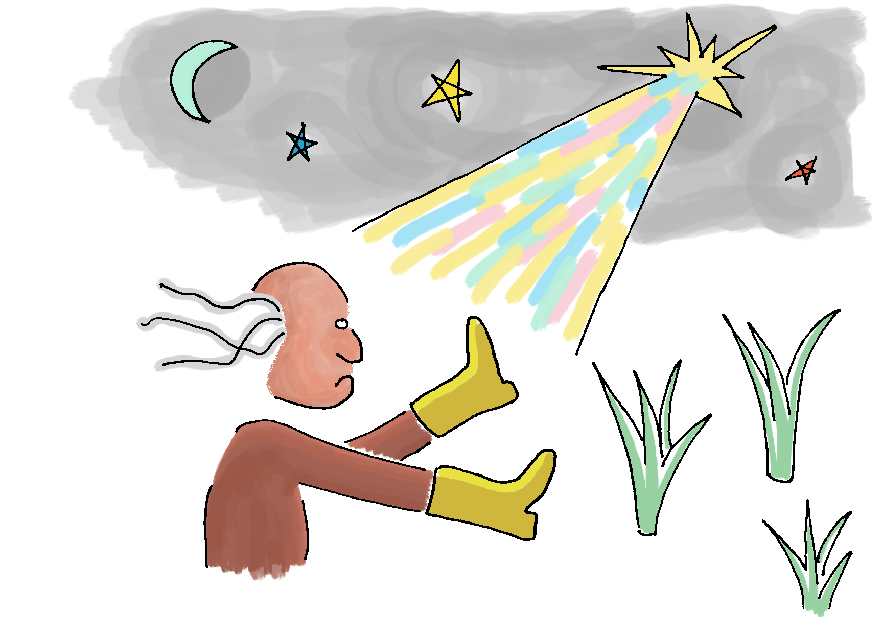 The old codger sees stars 4