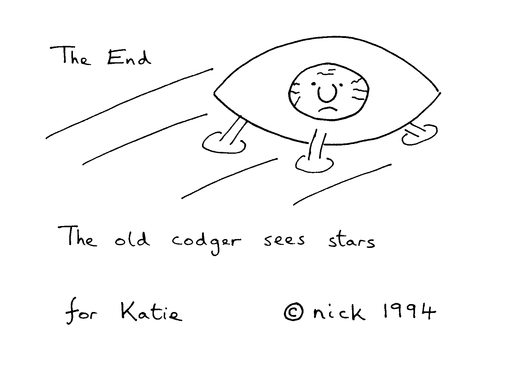 The old codger sees stars 8