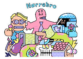 Motif for the Nørrebro and Østerbro cycle tour Copenhagen