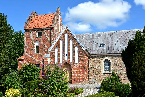 Kalkmalerier cycle tour - Smørum Chrurch