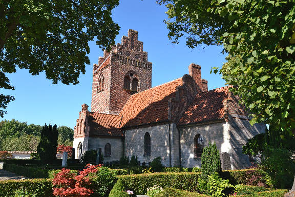 Kalkmalerier cycle tour - Vallensbæk Chrurch